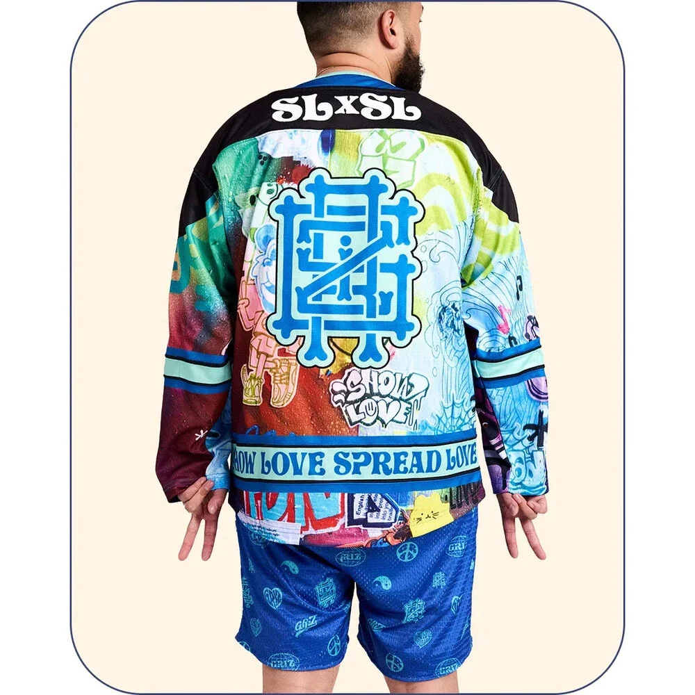GRiZ - “Stay In Tune” Mid-weight Team Hockey Jersey Size Medium (M) EDM & Rave